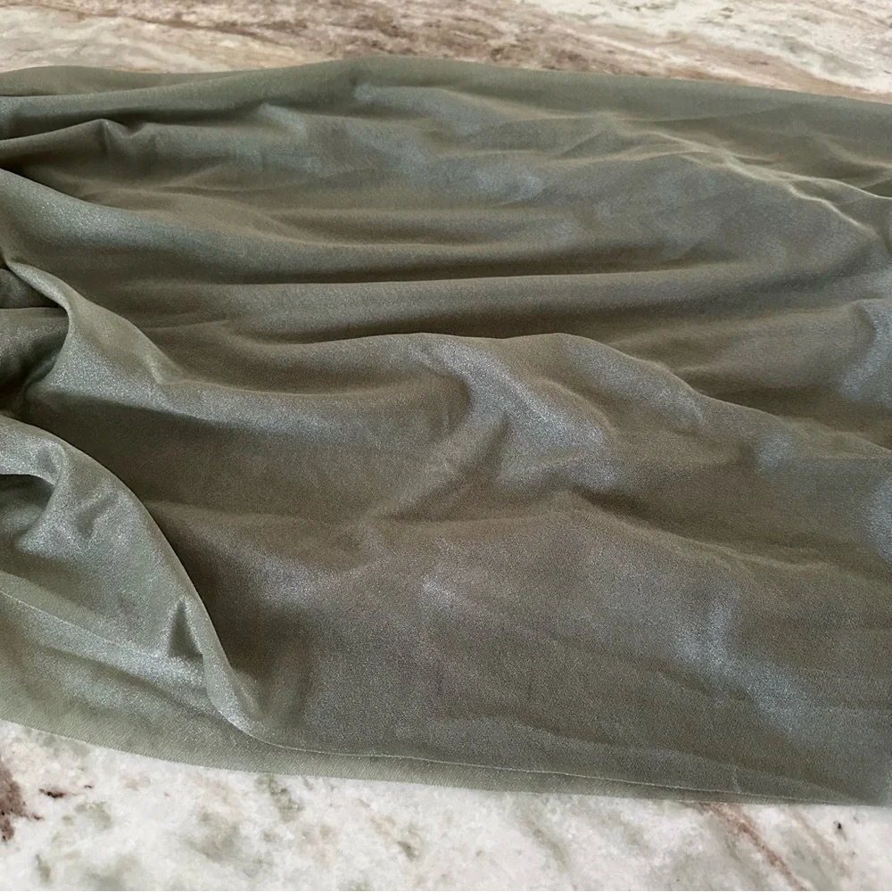 Sage Green 10ft Shimmer Table Runner